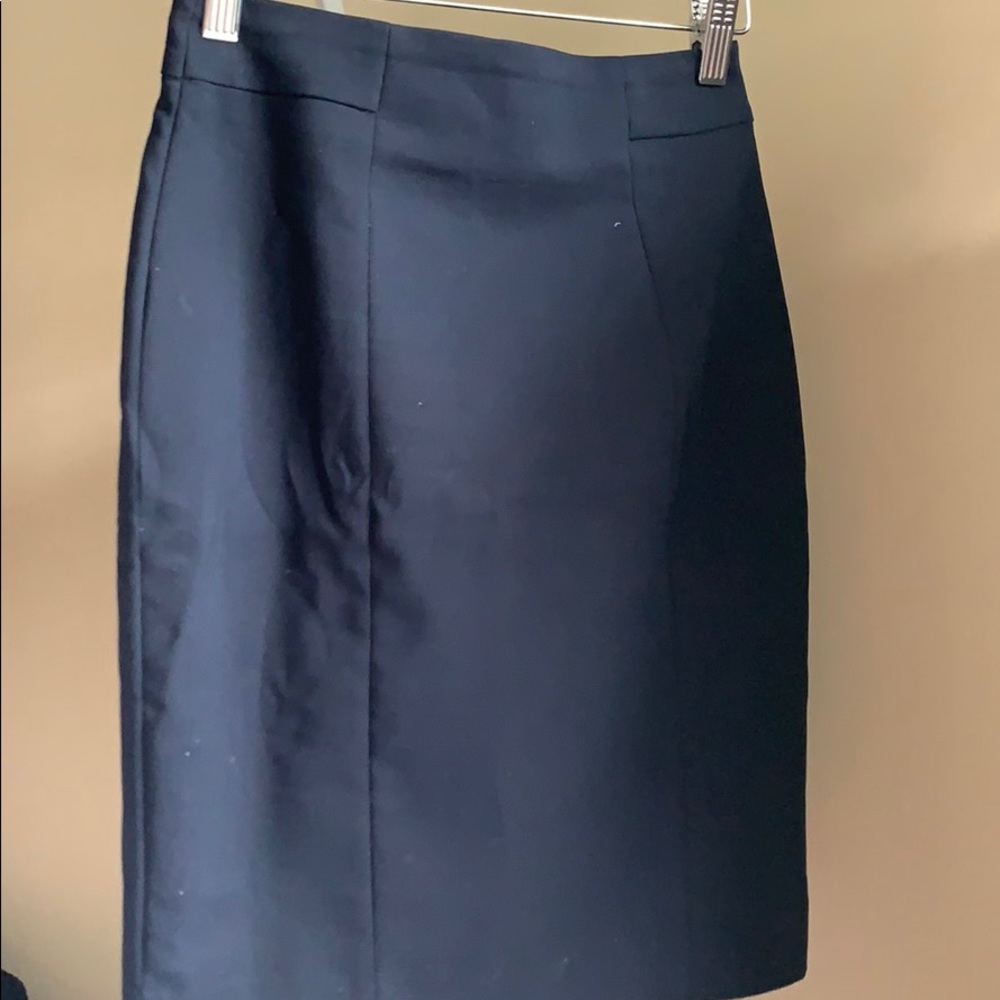 Navy work skirt